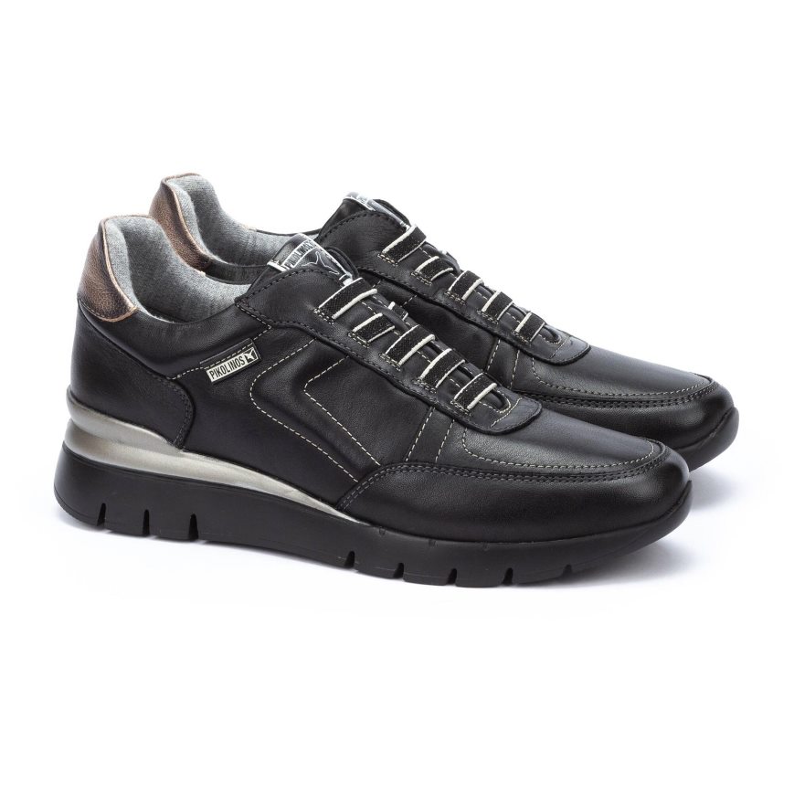 Women's Pikolinos CANTABRIA Sneakers Black | NZ M021Q59